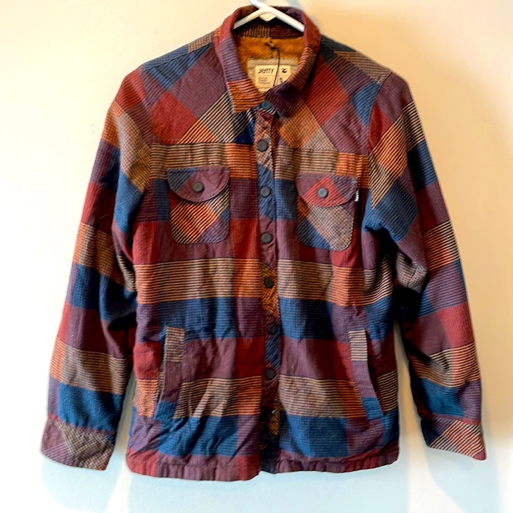 Jetty Lined Button-down Jacket Size Small